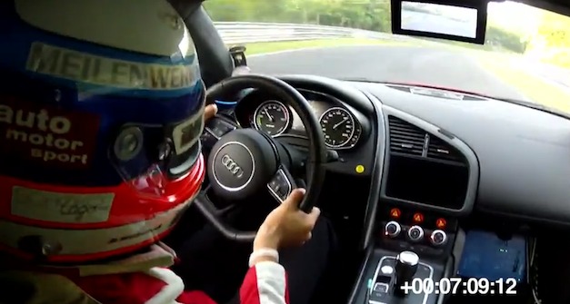 Audi R8 e-tron's Nurburgring lap