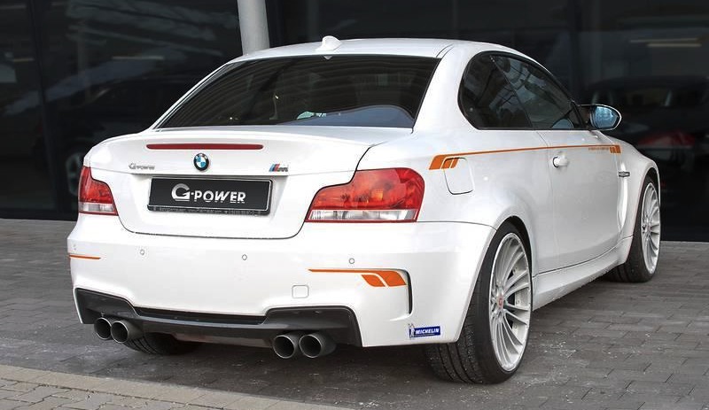 G-POWER BMW 1 Series M Coupe Rear 3/4 View