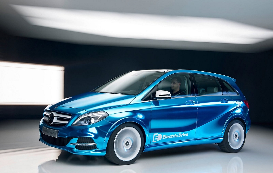 2012 Mercedes-Benz B-Class Electric Drive Concept Left Side In Motion