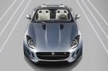 2013 Jaguar F-TYPE Gray Front Top View