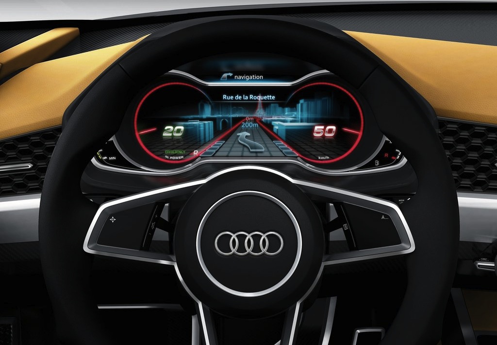 Audi Crosslane Coupe Concept Steering