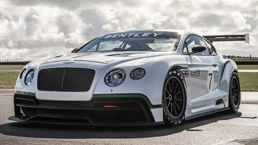 Bentley Continental GT Race Car Concept Front 3/4 View