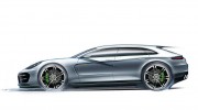 Porsche Panamera Sport Turismo Concept Side Sketch