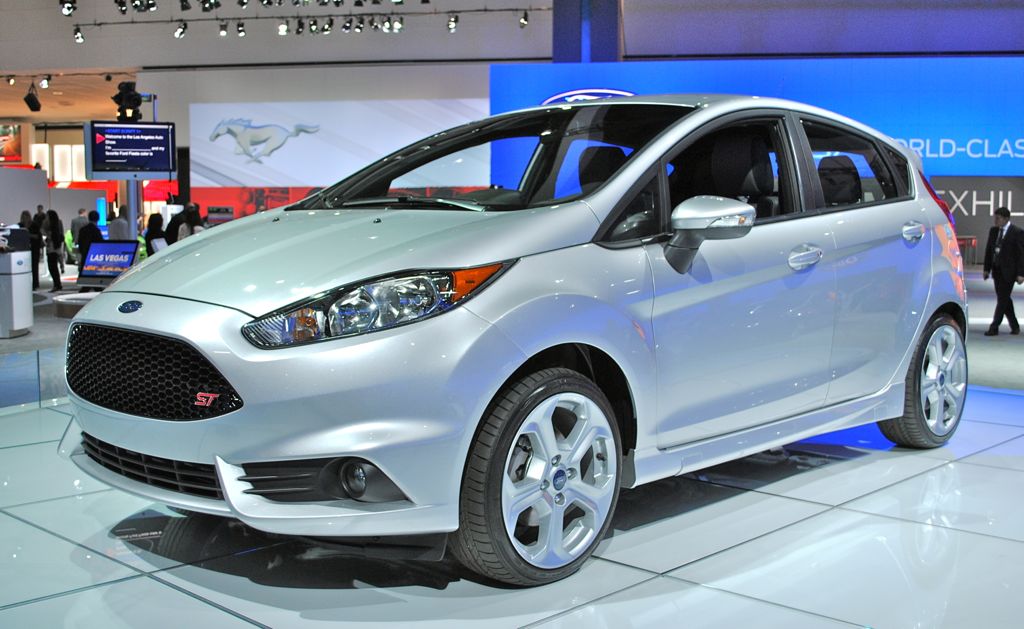 2012 LA: Ford Fiesta ST Front 7/8 View