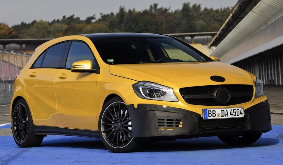 Mercedes-Benz A45 AMG Prototype Front 3/4 View