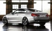BMW 4 Series Coupe Concept Rear 7/8 Angle
