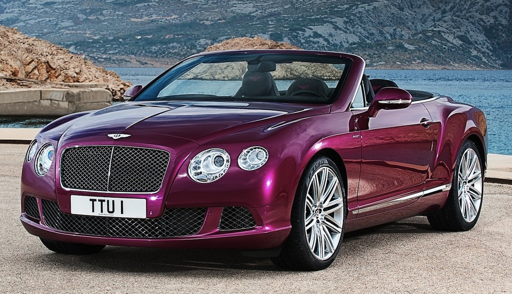 2014 Bentley Continental GT Speed Convertible Front 3/4 Angle View