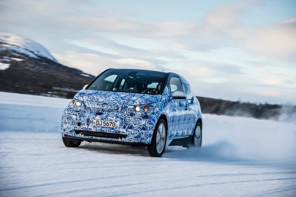 BMW i3 Winter Testing Official