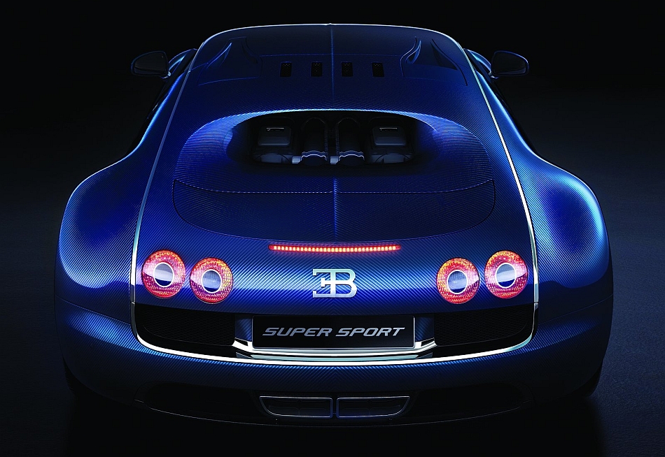 2012 Bugatti Veyron Super Sport Rear Studio