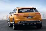 2013 Volkswagen CrossBlue Coupe Concept Rear Profile