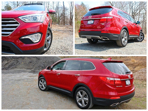 First Review - 2013 Hyundai Santa Fe Limited AWD Exterior Collage