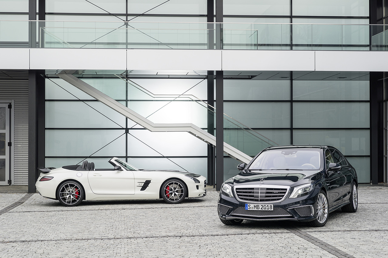 2014 Mercedes-Benz S65 AMG with SLS AMG GT Final Edition