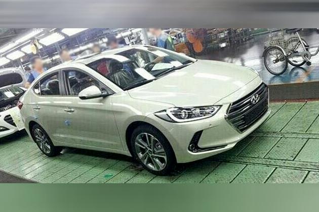 2016 Hyundai Elantra Spied
