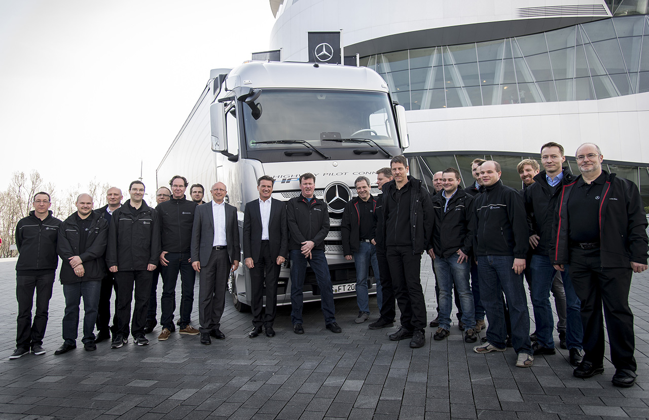 2016 Mercedes-Benz Actros Autonomous Trucks Test