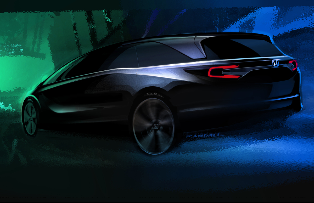 2018 Honda Odyssey Teaser Sketch
