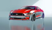 2018 Ford Mustang design sketch