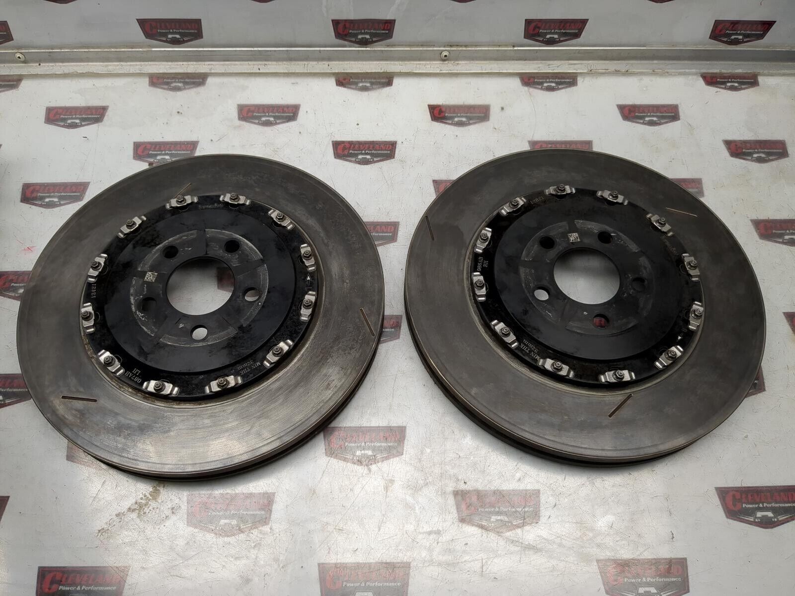 2021-2022 Charger Challenger SRT Hellcat OEM Front Brake Rotors Two-Piece Brembo