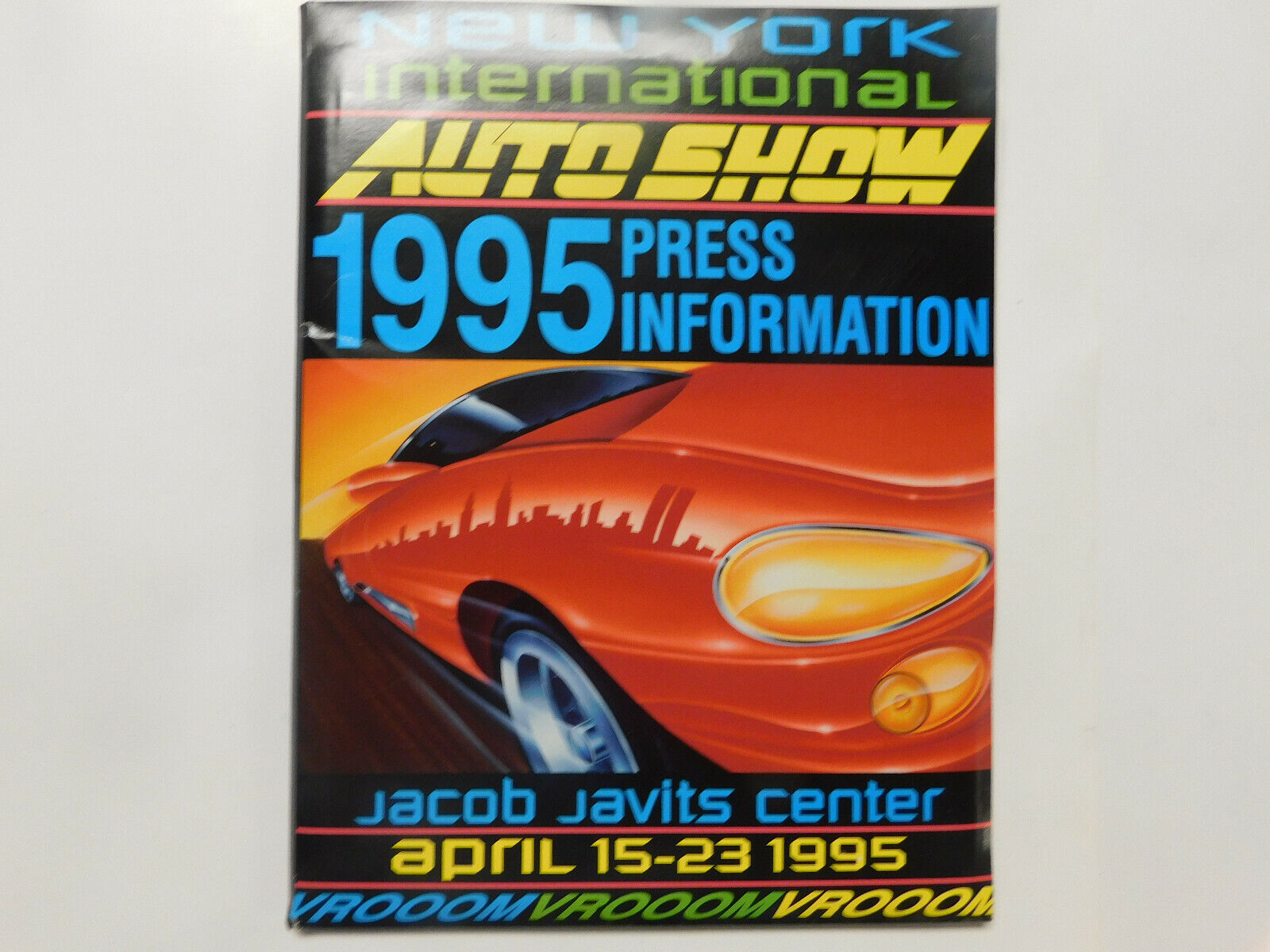 1995 NYIAS NEW YORK INTERNATIONAL AUTO SHOW INTRODUCTION PRESS RELEASE INTRO KIT