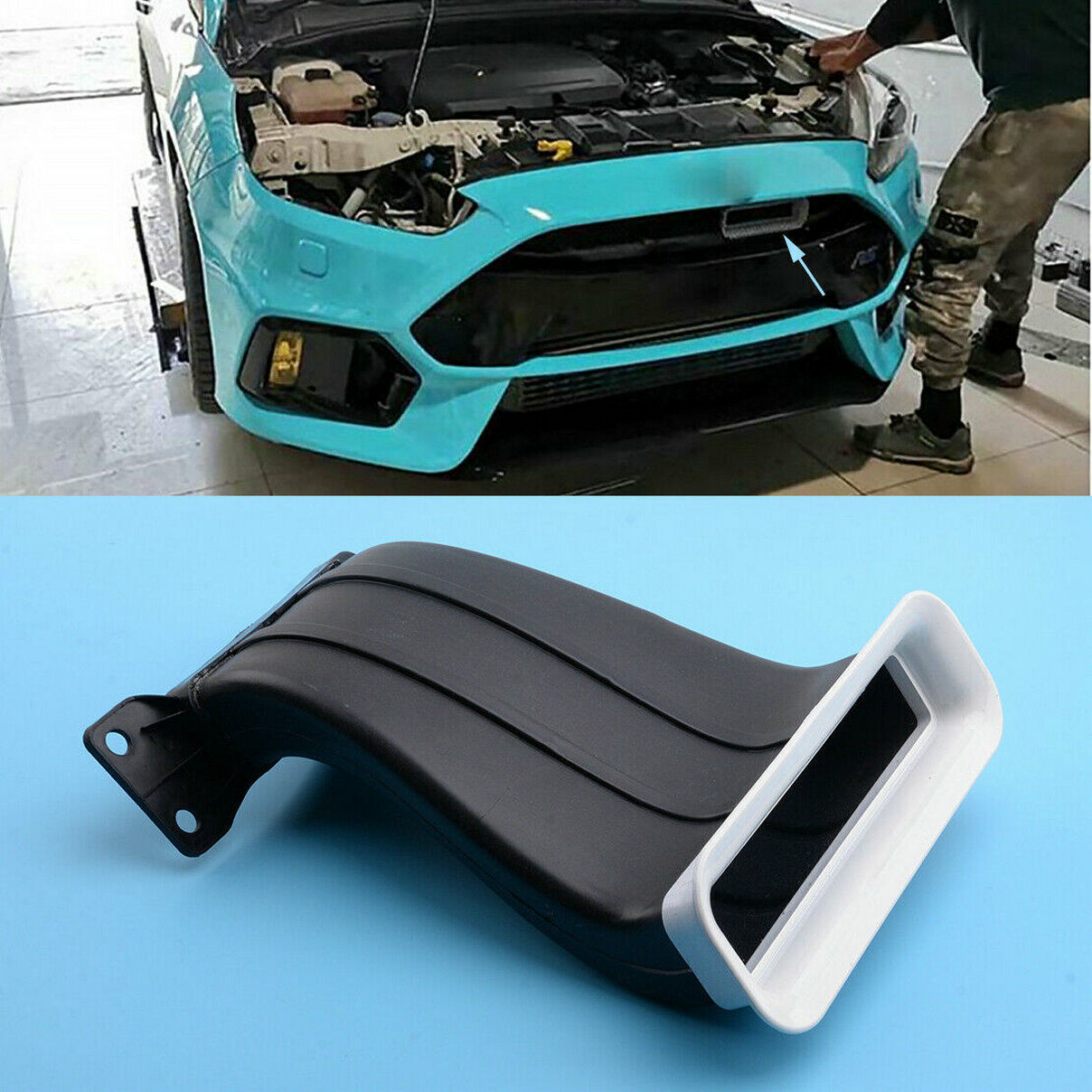 Car Air Intake Mouth Snorkel Modification Tuyere ABS For Ford Focus 2012-2018