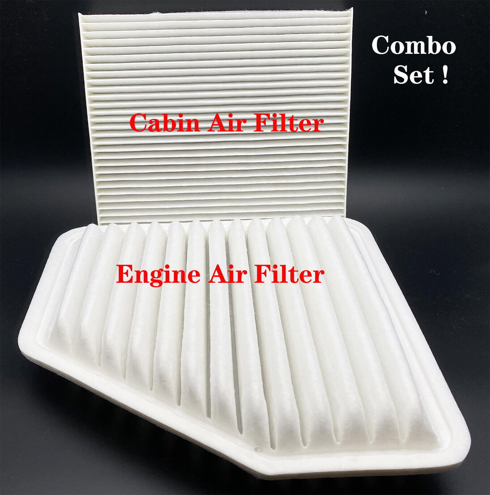 Combo Set Engine Cabin Air Filter For Toyota Camry Venza Rav4 Vibe Scion xB tC