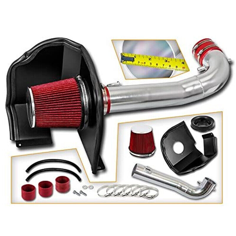 Cold Air Intake Kit W/Heat Shield For 2014-2019 Chevrolet GMC Cadillac 5.3L 6.2L