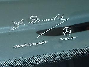 Mercedes Front Windshield G Daimler Signature Sticker Decal Genuine A0045847338