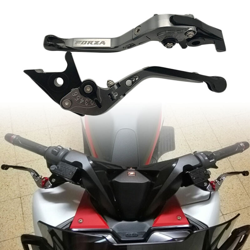 For Honda Forza300 125 250 2010-2019 2020 Foldable Extendable Brake Clutch Lever