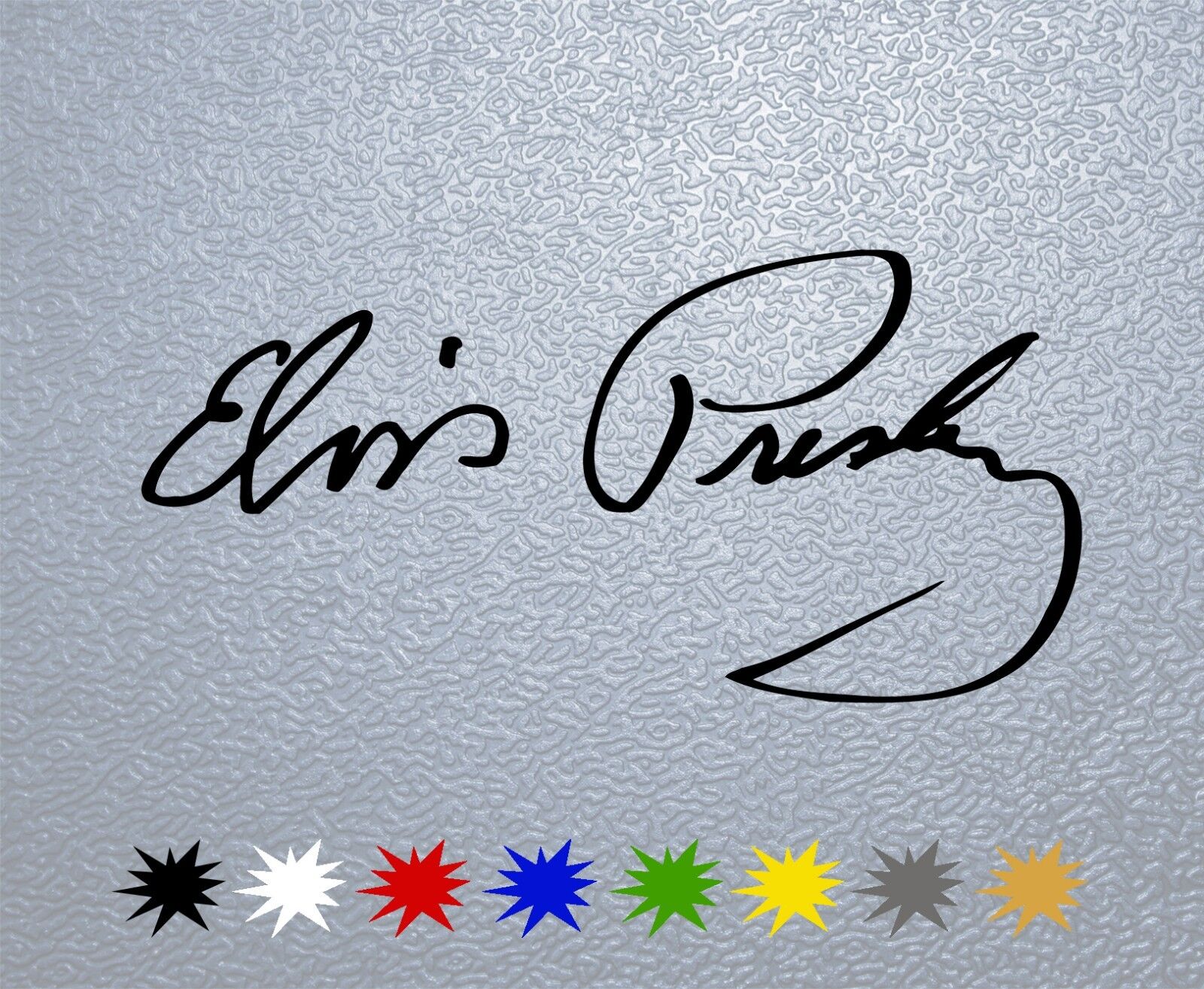 STICKER PEGATINA DECAL VINYL Elvis Presley Signature
