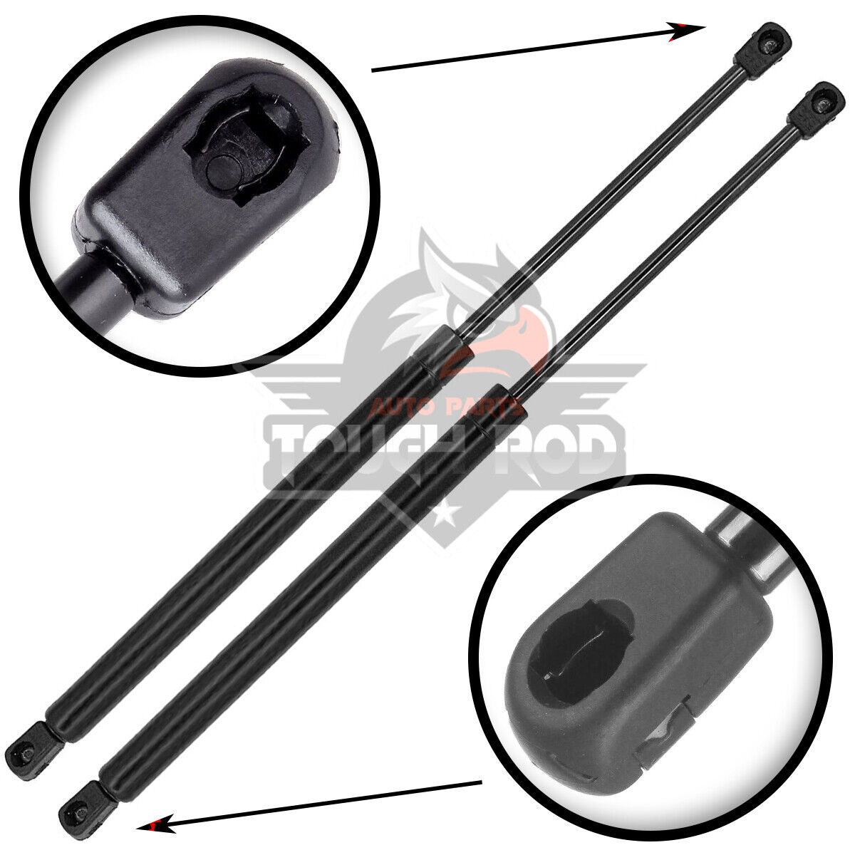 Set of 2 New Front Hood Lift Supports Shocks Springs For Jeep Liberty 2002-2007