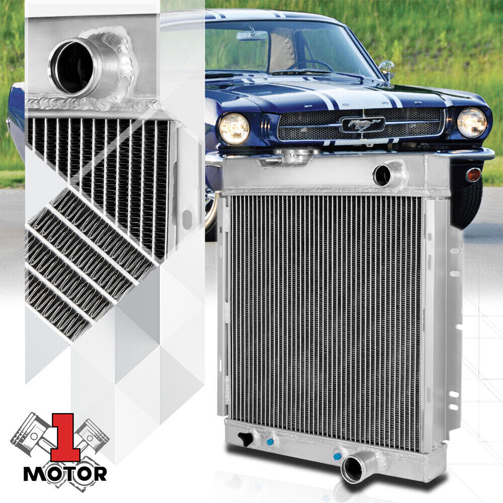 Aluminum 3 Row Core Performance Cooling Radiator for 63-66 Falcon/Mustang/Comet