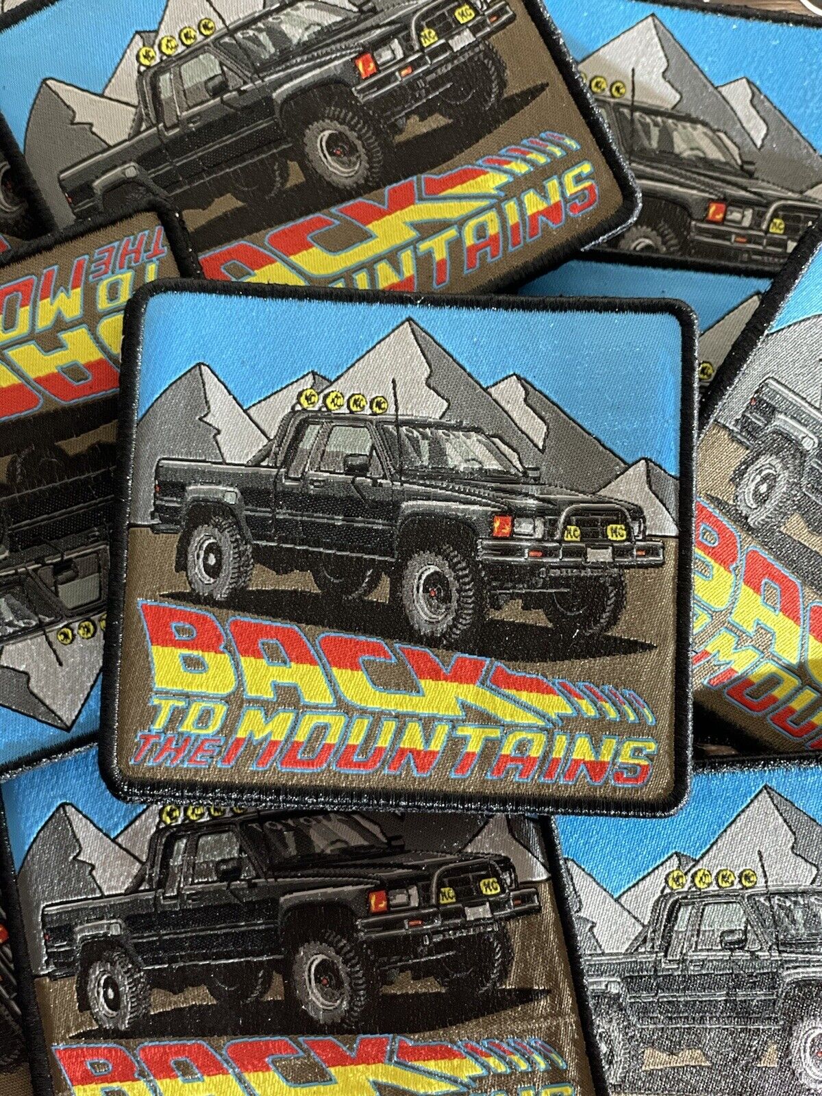 Toyota Retro 4x4 Back To The  Future Style Patch For 4Runner Tundra Tacoma