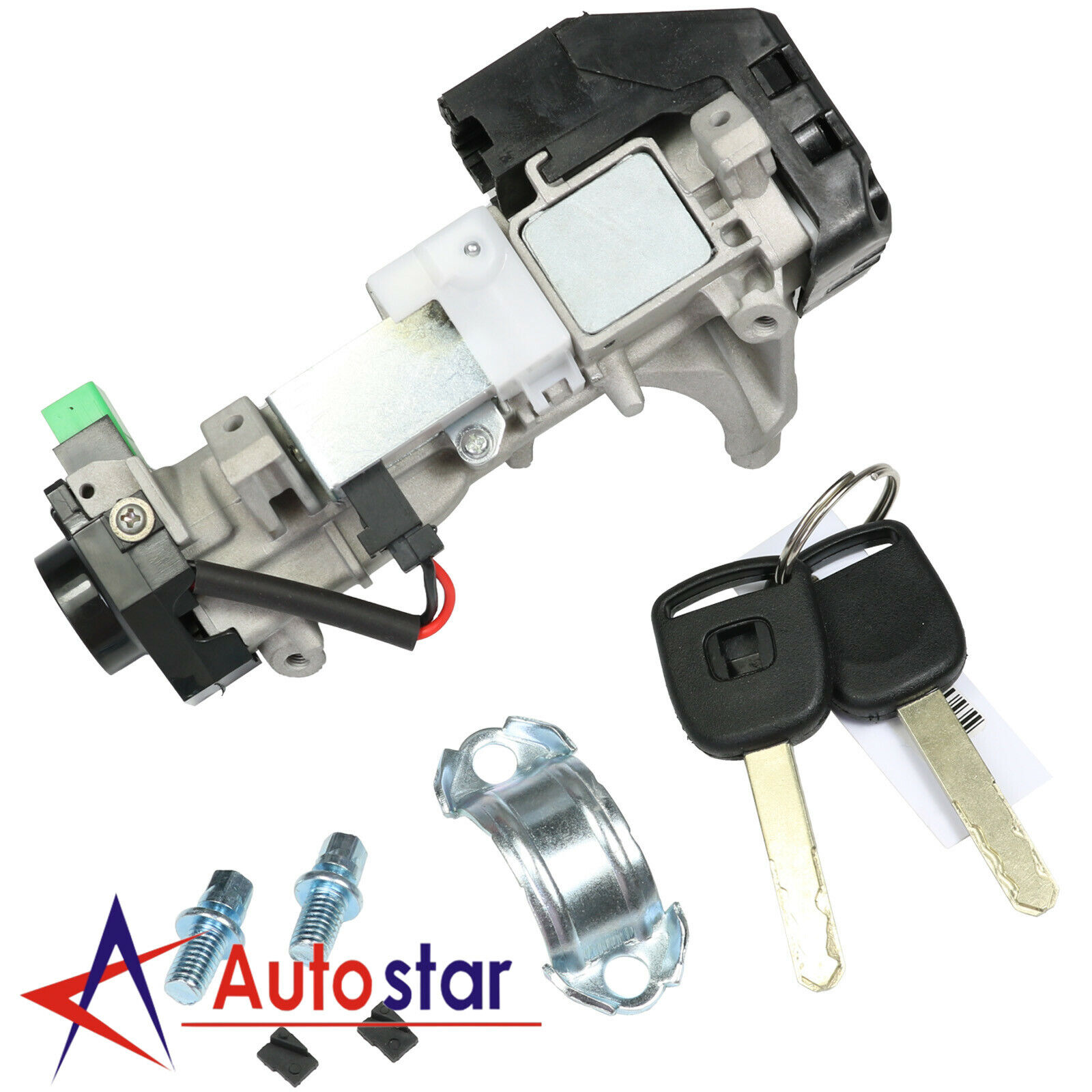 Ignition Switch Cylinder Lock Auto Trans For 2003-2007 Honda Accord With 2 Keys