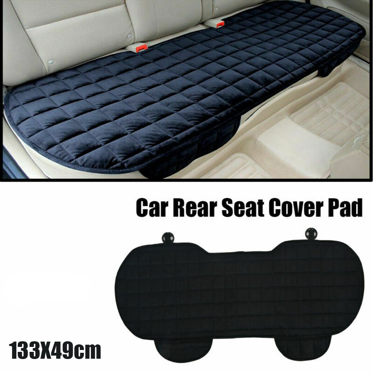 US Car Rear Back Row Car Seat Cover Protector Mat Auto Chair Cushion Accessories