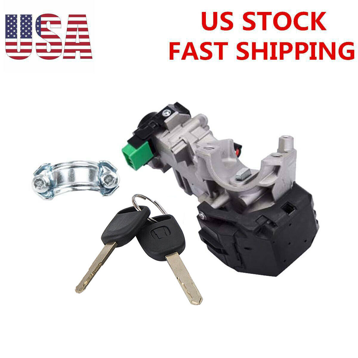 Ignition Switch Cylinder Lock Trans For 03-11 Honda Accord CRV Fit Civic Odyssey