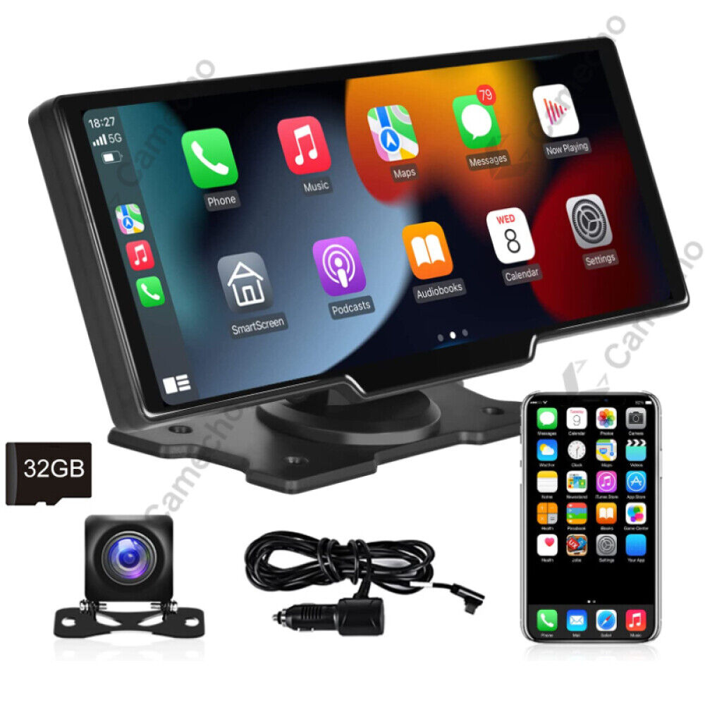 9.3 inch 2K Wireless Apple CarPlay Android Auto Touch Screen Car Portable Radio