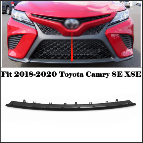 For 2018-2020 TOYOTA CAMRY Front Bumper Splitter Lower Grill Molding Trim Middle