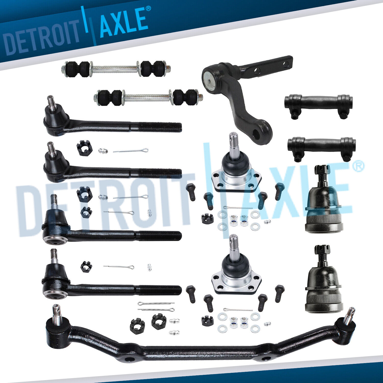 New 14pc Complete Front Suspension Kit for Chevy Blazer S10 and GMC Jimmy 2WD