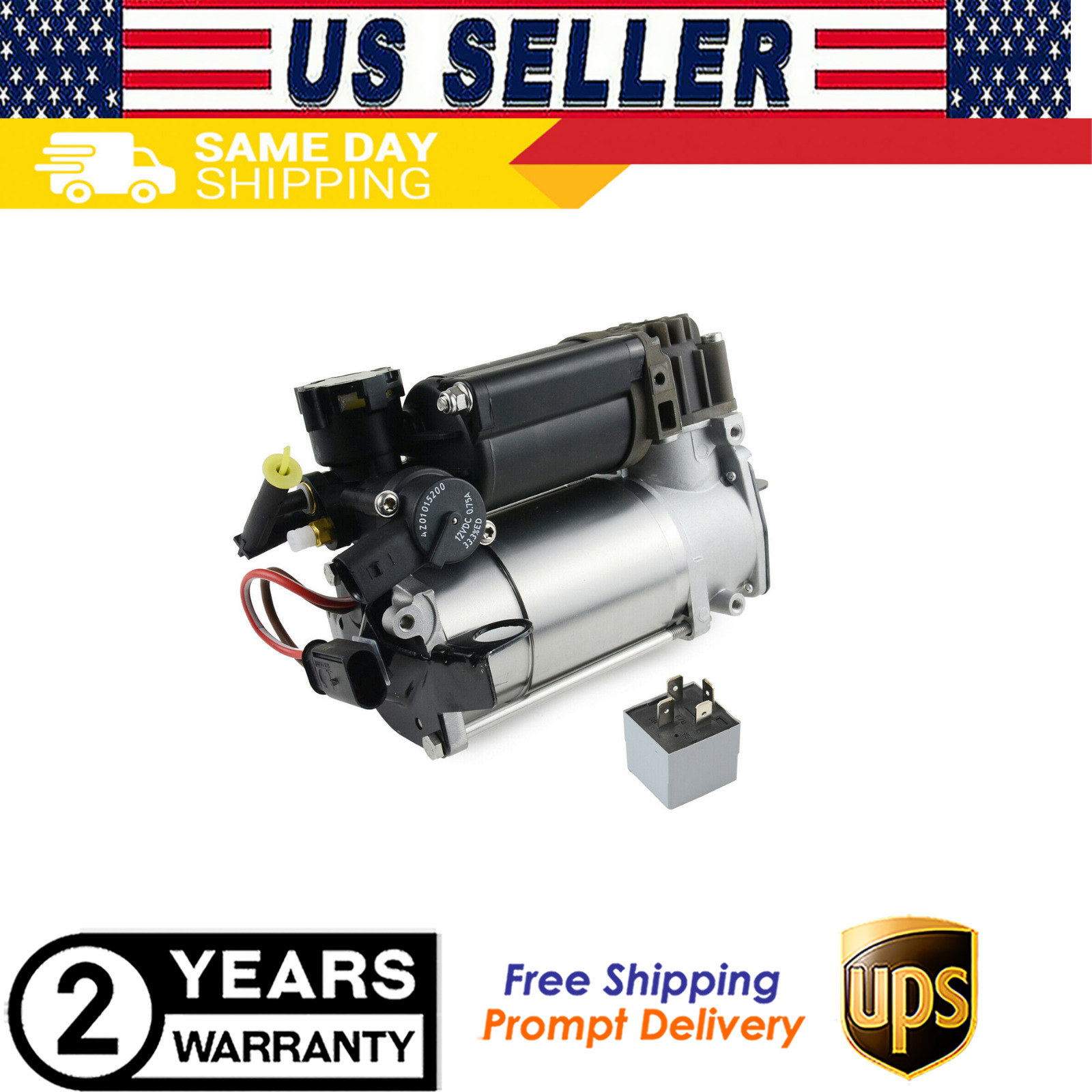 New Air Suspension Compressor & Relay for Mercedes-Benz S-Class W220 MAYBACH 240
