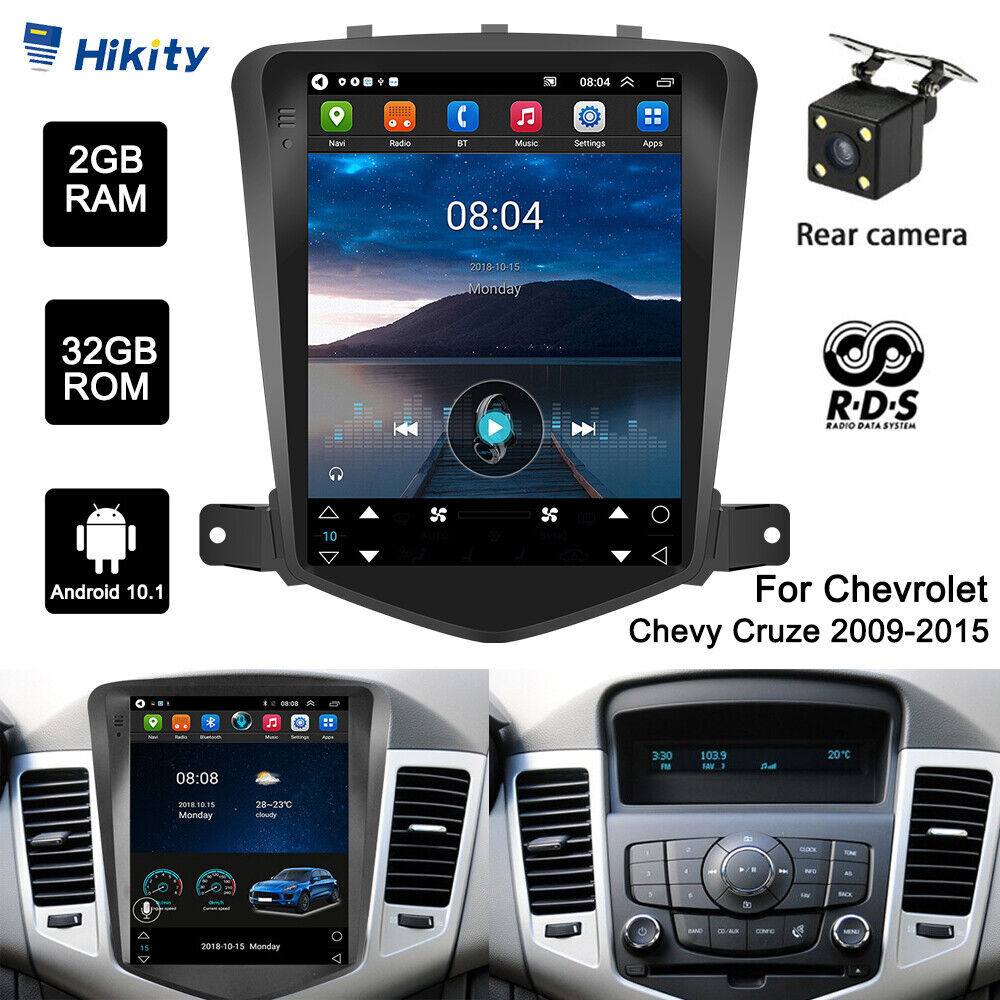 For 2009-15 Chevy Cruze GPS Navi Android 10.1 Car Radio Stereo WiFi Player 32GB