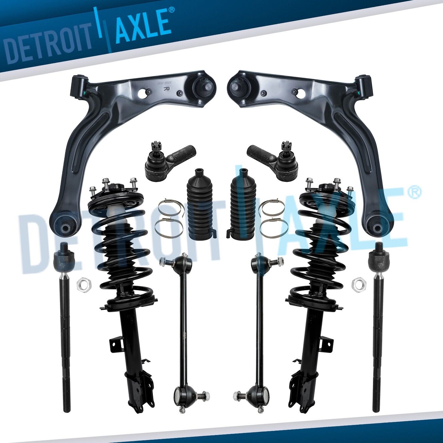 Front Struts + Lower Control Arms Kit for 2001 - 2004 Ford Escape Mazda Tribute