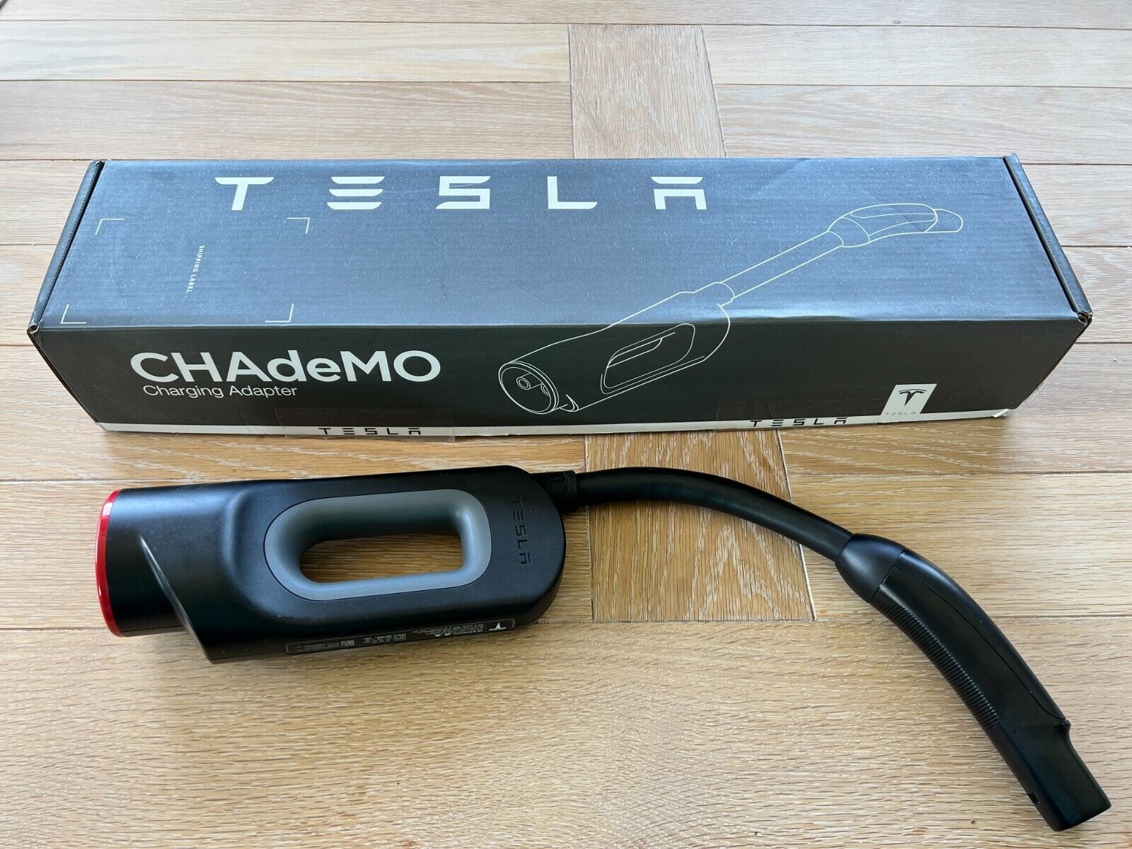 Used OEM Tesla Chademo Adapter Charger w/Box P.N 1036392-10-D (for S, X, 3, Y)