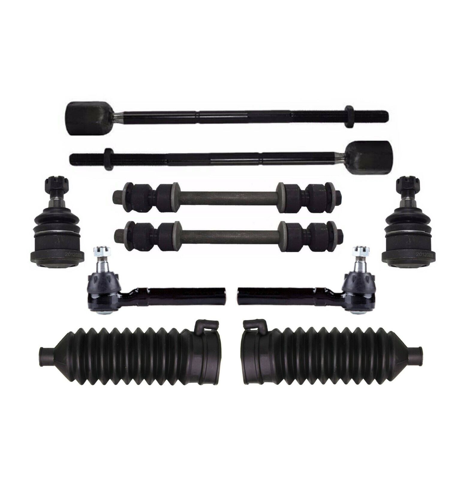 New 10Pc Complete Front Suspension Kit for Ford Mustang 1994-2004
