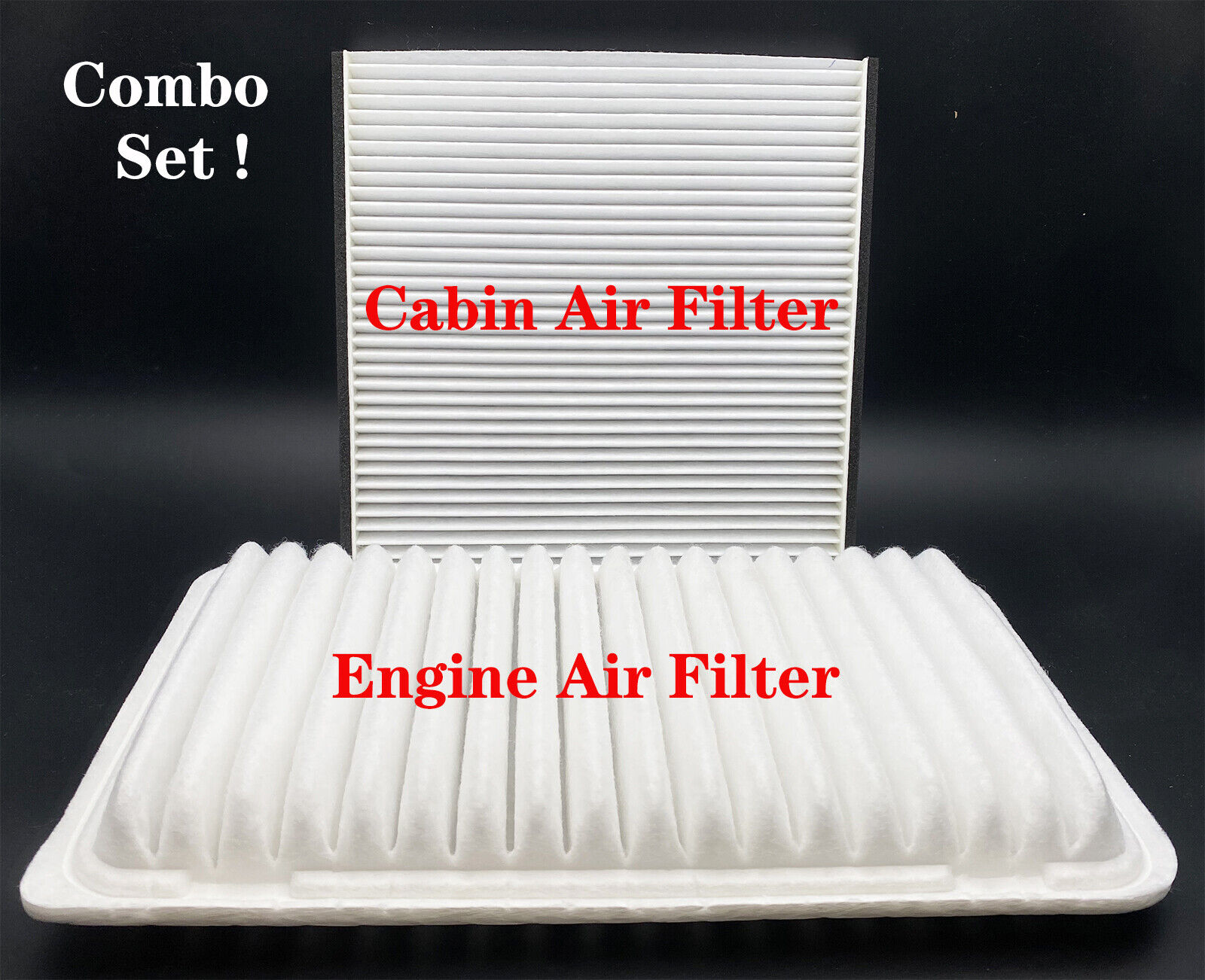 Engine & Cabin Air Filter Combo Set For Toyota Sienna Camry Lexus RX350 ES330