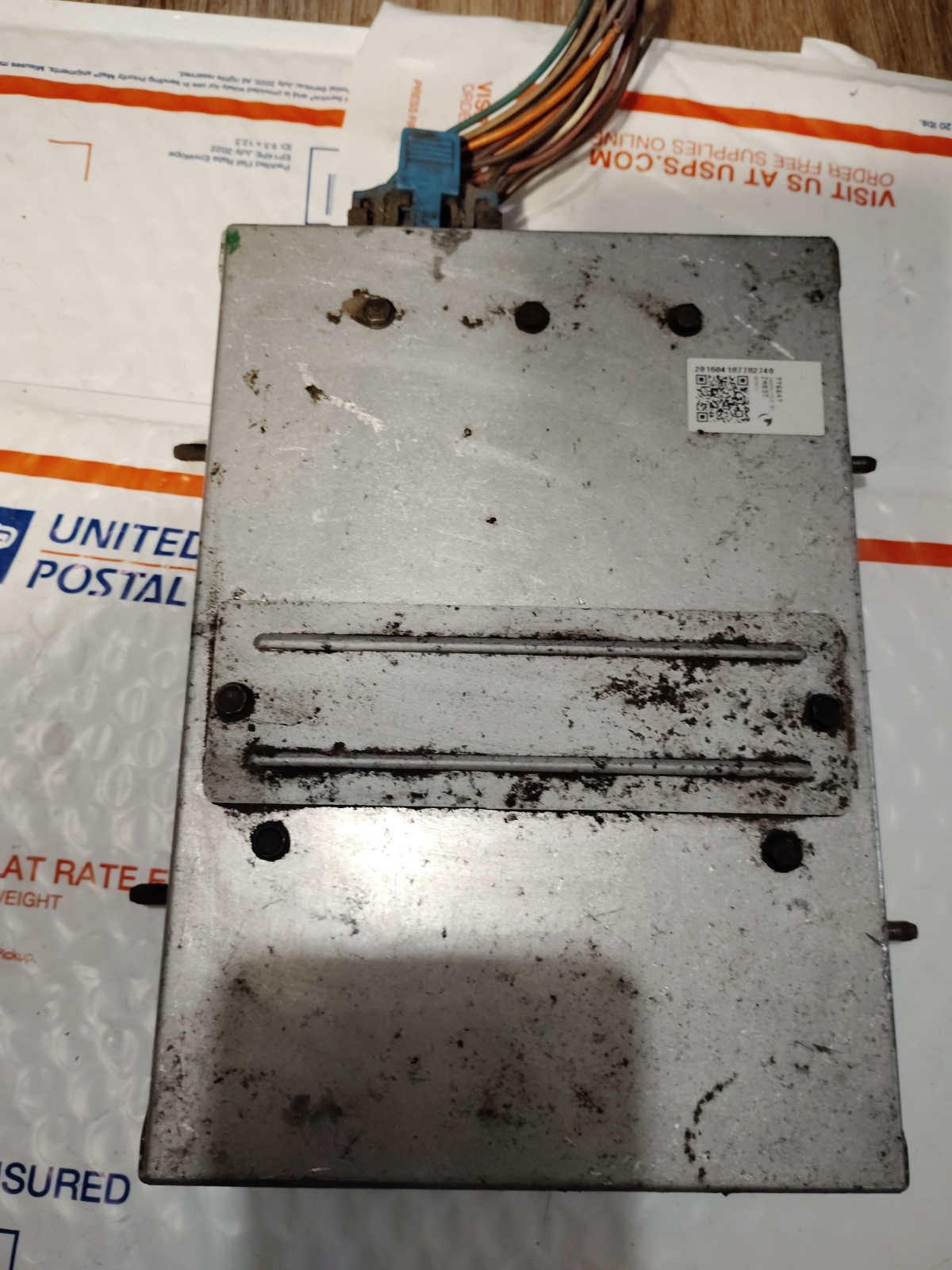 1992 Grumman Mail Truck ECM ECU 16156647 1992 Grumman Mail Truck ECM ECU 16156647