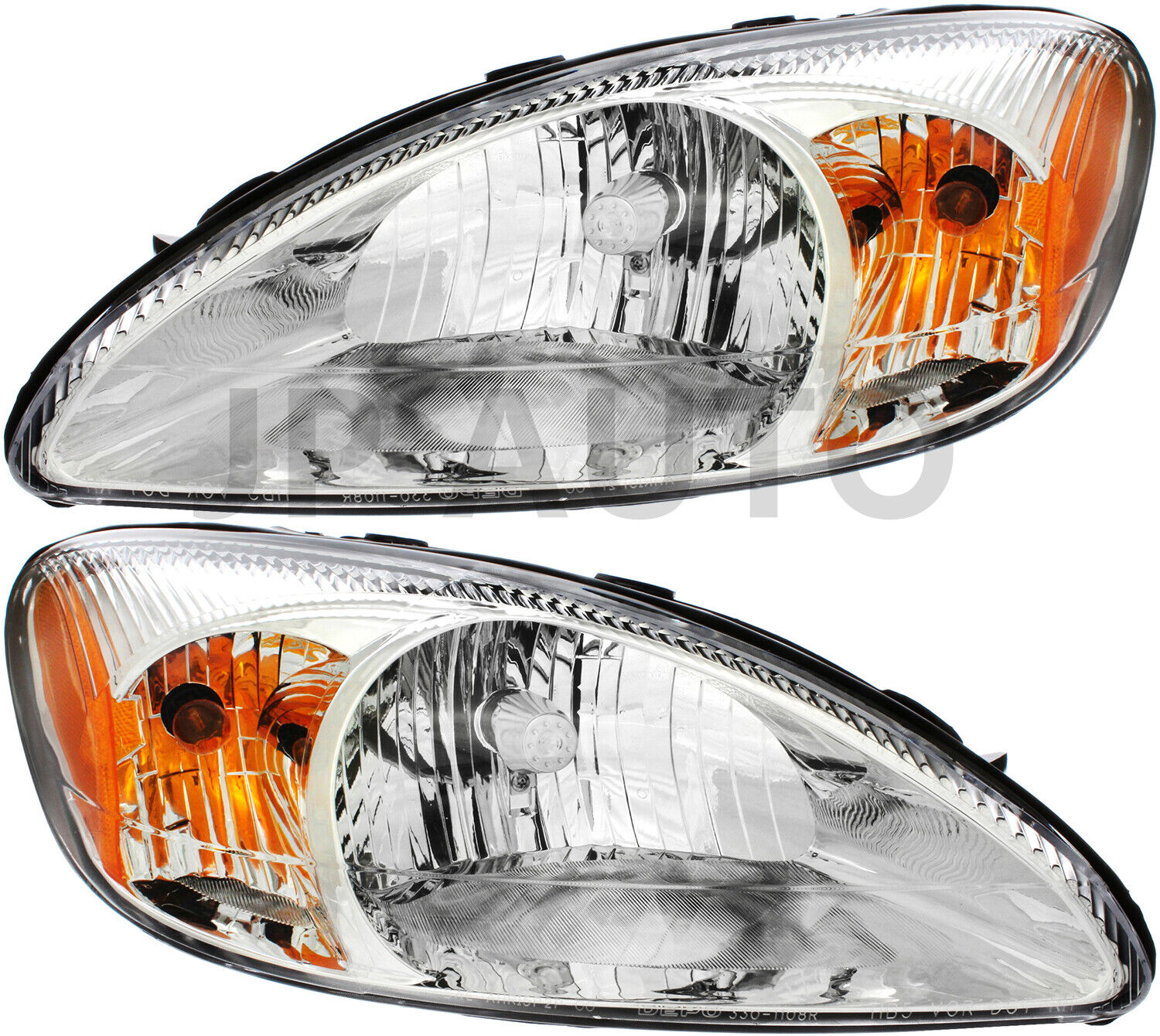For 2000-2007 Ford Taurus Headlight Halogen Set Driver and Passenger Side