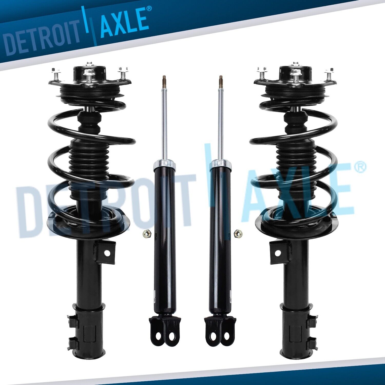 4pc Front Struts & Rear Shock Absorbers for 2011 Hyundai Sonata GLS Limited 2.4L