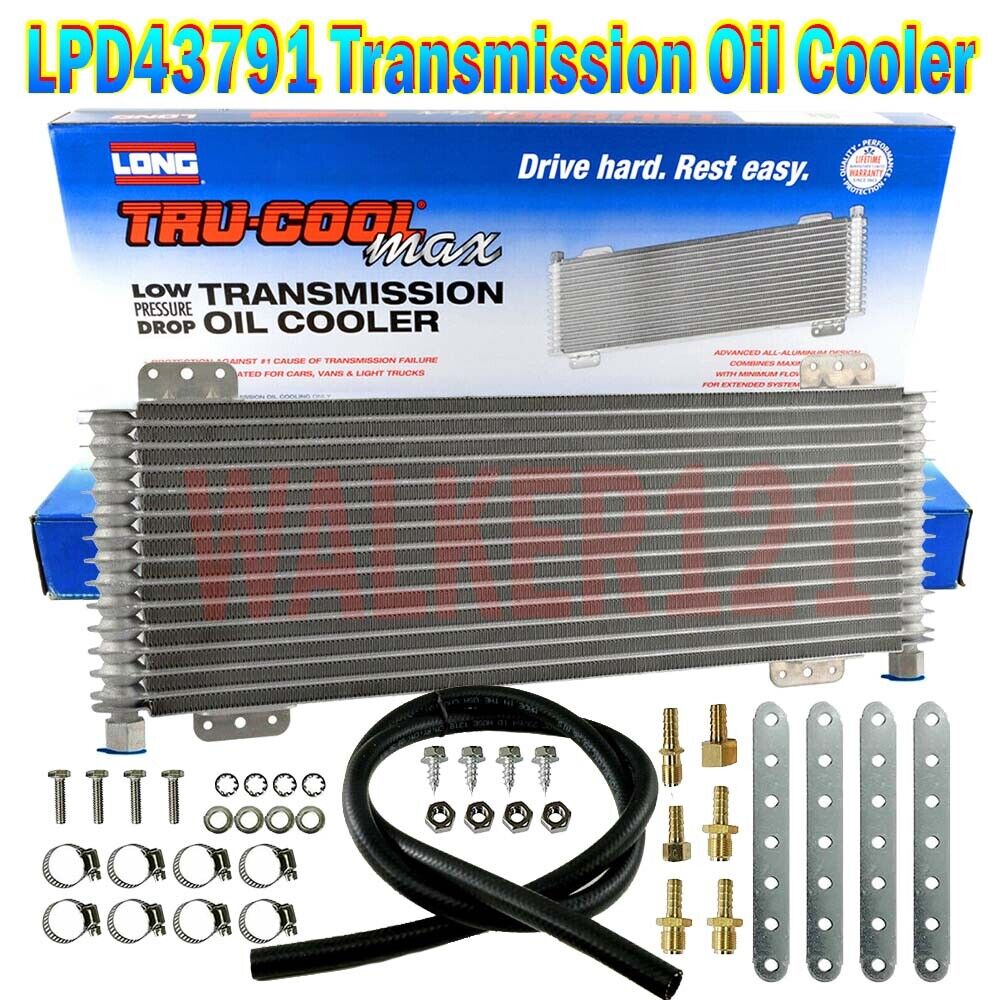 Tru Cool 40K Automatic Transmission Oil Cooler GVW Max LPD47391 Heavy Duty W/Box