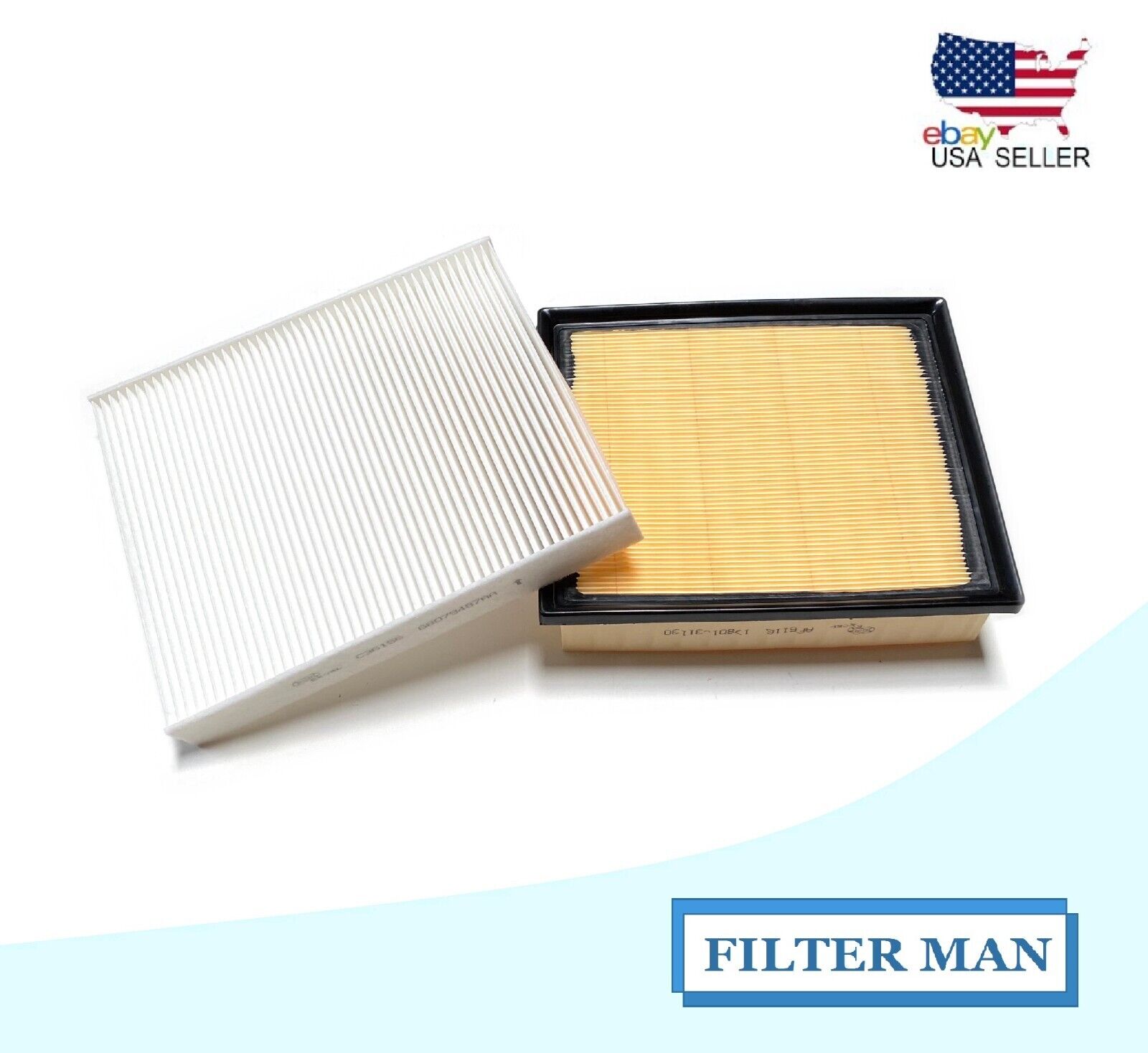 Engine & Cabin Air Filter for 2011-22 Dodge Durango 2011-21 Jeep Grand Cherokee