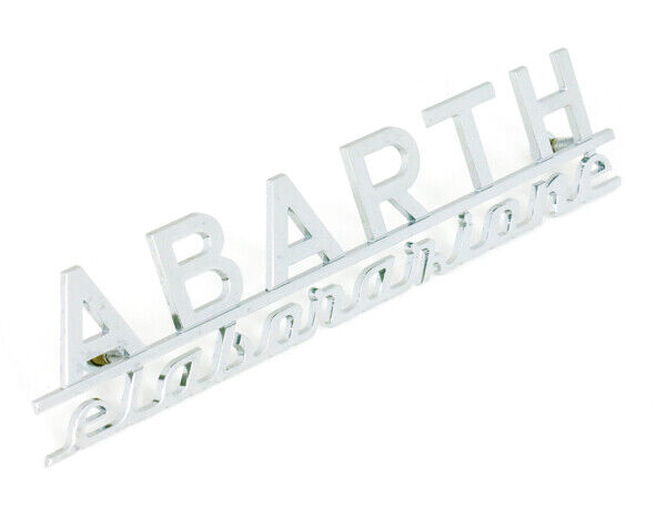 Fiat Abarth Elaborazione Script Emblem 125 mm New