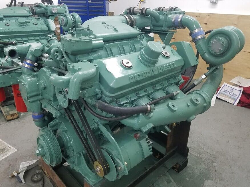 Detroit Diesel 8V71 Turbo or Natural Marine REMAN